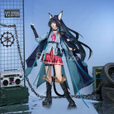 【Pre-Sale】Game Arknights Cosplay Blaze Explosive Blue Flame Costume Premium Edition Costumes